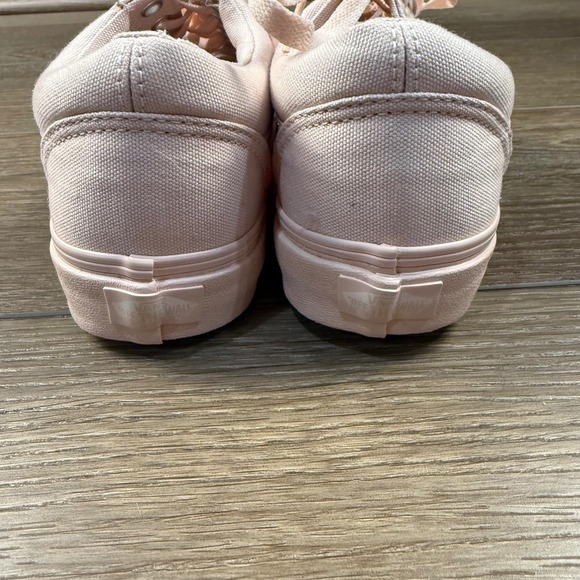 Vans Old Skool Mono Peach Blush Sneakers Low Top Lace Closure Size 9W NWT - Picture 8 of 13